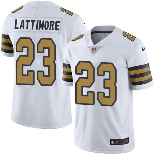 Nike Men & Women & Youth Saints 23 Marshon Lattimore White Color Rush Limited Jersey,We sell and wholesale Nike Men & Women & Youth Saints 23 Marshon Lattimore White Color Rush Limited Jersey on line form chian!